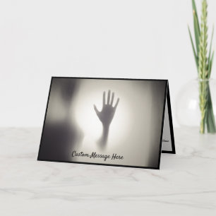 Paranormal Eerie Shadow Ghost Hand Karte
