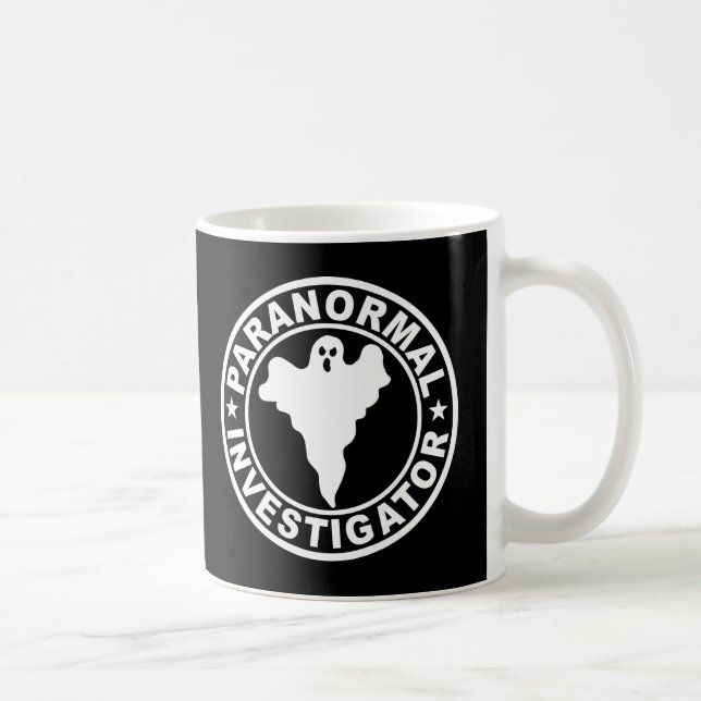 Paranormal Forscher-Logo-Geist-Jäger Kaffeetasse (Rechts)