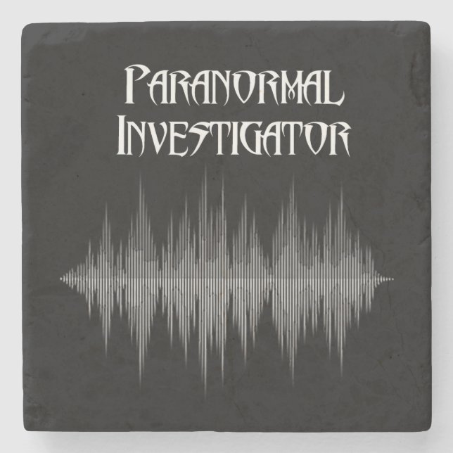 Paranormal Forscher Soundwave MarmorUntersetzer Steinuntersetzer (Vorderseite)