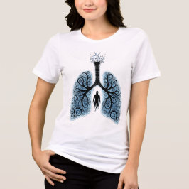 Paranormal Happy Lungs Projekt Fundraising-Shirt v Tri-Blend Shirt