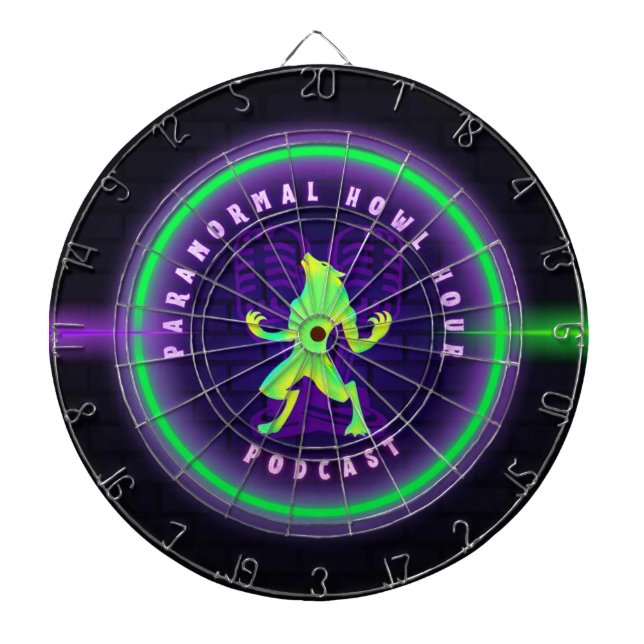 Paranormal Howl Hour Dartboard - Offizielles PHHP- Dartscheibe (vorne)