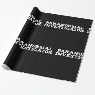 Paranormal Investigator Geisterjagd Geschenkpapier