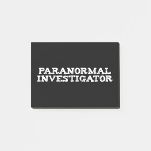 Paranormal Investigator Geisterjagd Post-it Klebezettel