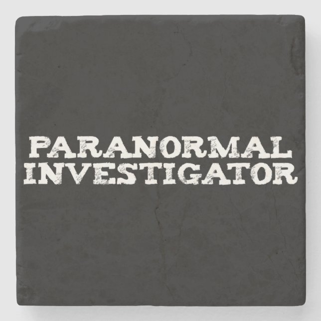 Paranormal Investigator Geisterjagd Steinuntersetzer (Vorderseite)
