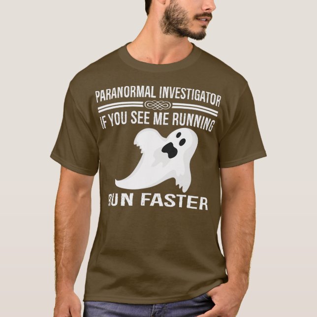 Paranormal Investigator Geisterjagd T-Shirt (Vorderseite)