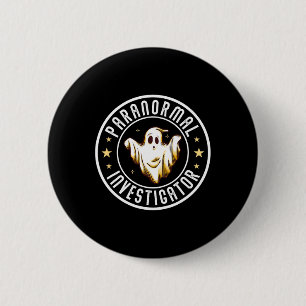 Paranormal Investigator Ghost Hunter Ghost Jäger Button