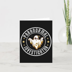Paranormal Investigator Ghost Hunter Ghost Jäger Karte