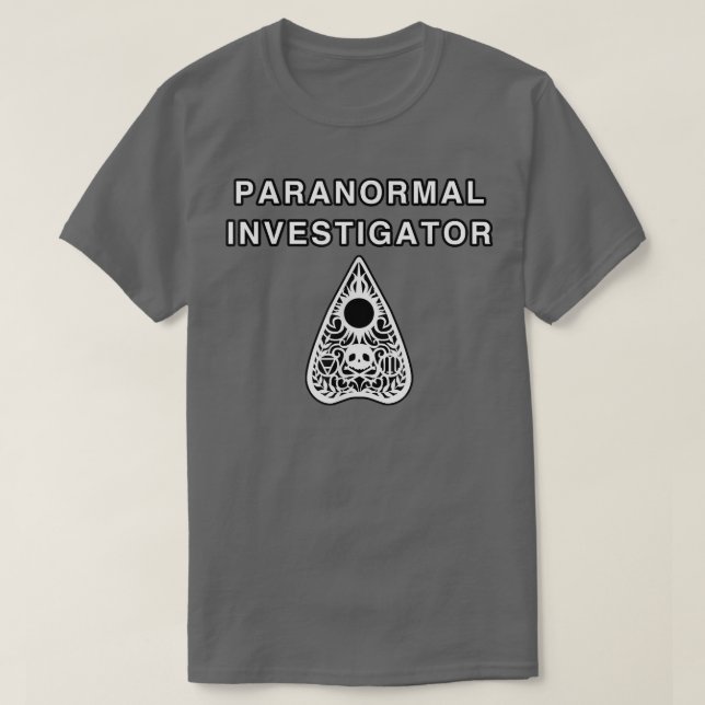Paranormal Investigator, Ghost Hunter T  T-Shirt (Design vorne)