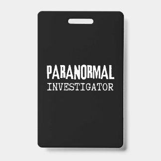 Paranormale Ermittler Ghost Hunter UFO-Außerirdisc Ausweis