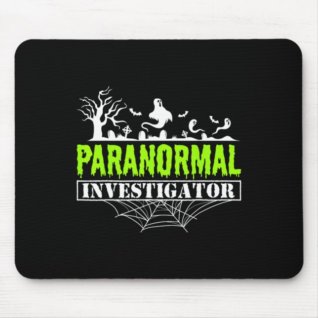 Paranormale Ermittlerin Geisterjägerjäger Mousepad (Vorne)