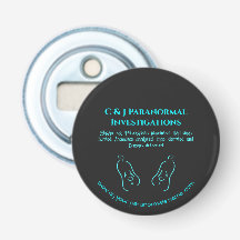 Paranormale Ermittlerin mit Geisterlogo