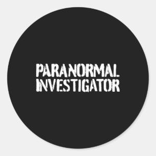 Paranormale Ermittlerin Paranormale Jagd Geister Runder Aufkleber
