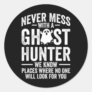 Paranormale Evp-Jagd Geisterjäger-Abenteuer 1 Runder Aufkleber