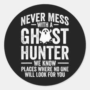 Paranormale Evp-Jagd Geisterjäger-Abenteuer 1 Runder Aufkleber