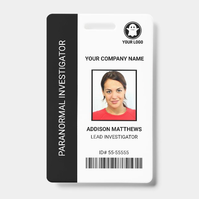 Paranormale Foto-ID des Untersuchungsunternehmens  Ausweis (Vorderseite)