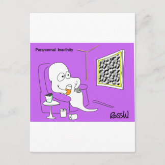 Paranormale Inaktivität. Postkarte