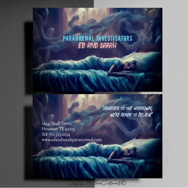 Paranormale Nacht Visitenkarte (Von Creator hochgeladen)