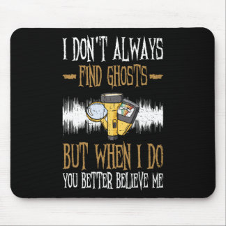 Paranormale Planung für Geisterjagd Mousepad