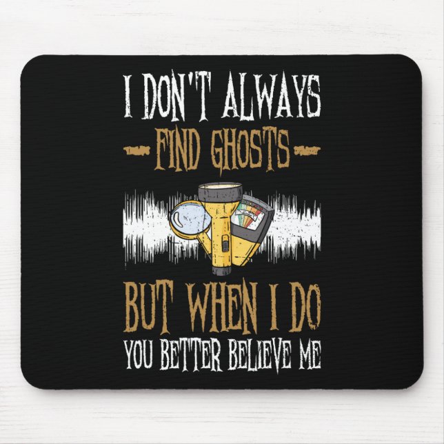 Paranormale Planung für Geisterjagd Mousepad (Vorne)