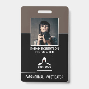 Paranormale Prüfer QR Code Foto ID Security Ausweis