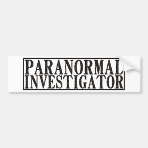Paranormale Untersuchung Autoaufkleber