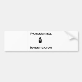 Paranormale Untersuchung Autoaufkleber