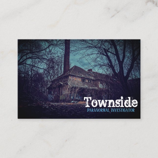 Paranormale Visitenkarte des Ermittlers (Vorderseite)