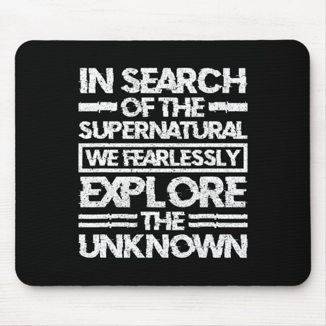 Paranormaler Ermittler auf der Suche nach dem Über Mousepad (Vorne)