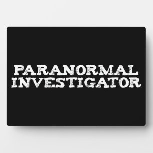 Paranormaler Ermittler Geistjagd Fotoplatte