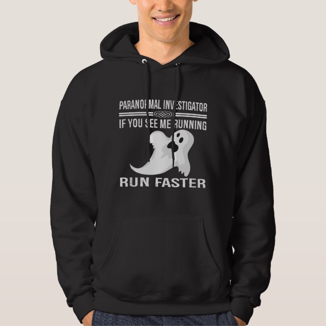 Paranormaler Ermittler Geistjagd Hoodie (Vorderseite)