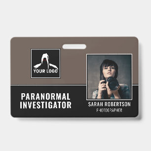 Paranormaler Ermittler Geistjäger-Fotoausweis Ausweis