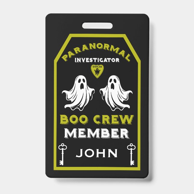 Paranormaler Ermittler Ghost Hunter Ausweis (Vorderseite)