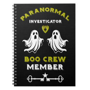 Paranormaler Ermittler Ghost Hunter Notizblock