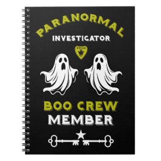 Paranormaler Ermittler Ghost Hunter Notizblock