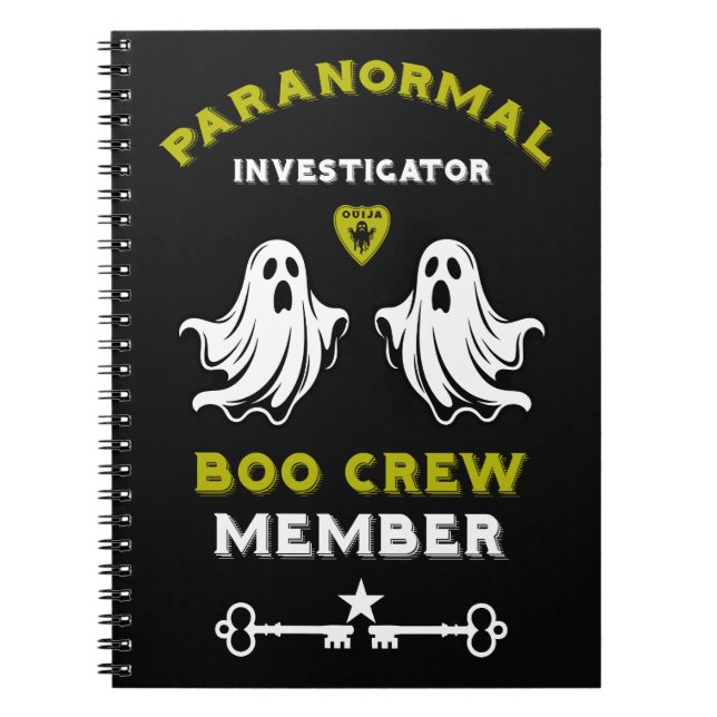 Paranormaler Ermittler Ghost Hunter Notizblock (Vorderseite)