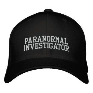 Paranormaler Ermittlerhut Bestickte Kappe