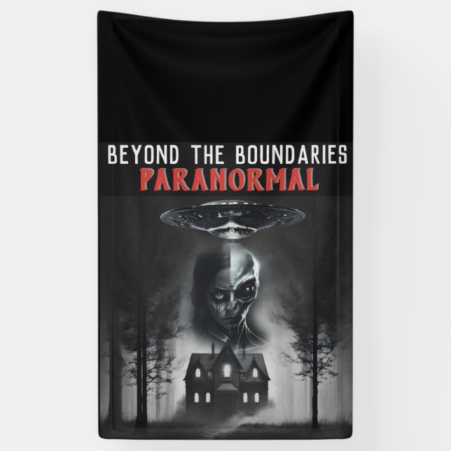Paranormales Banner jenseits der Grenzen (Vertikal)