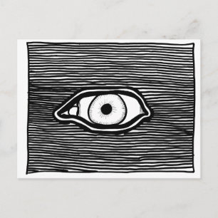 ParanormalPrints Postkarte 'allwissendes Eye
