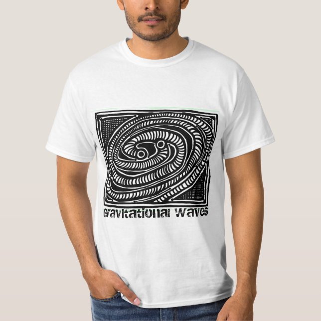 ParanormalPrints T - Shirt-Gravitationswellen T-Shirt (Vorderseite)