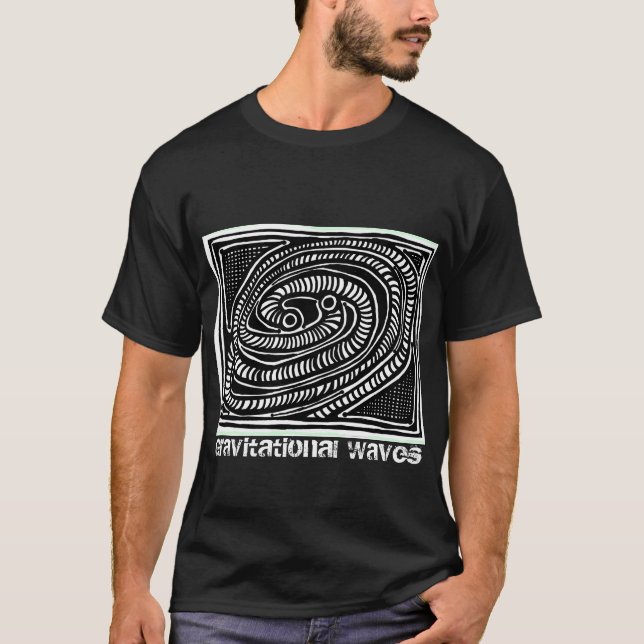 ParanormalPrints T - Shirt-Gravitationswellen T-Shirt (Vorderseite)
