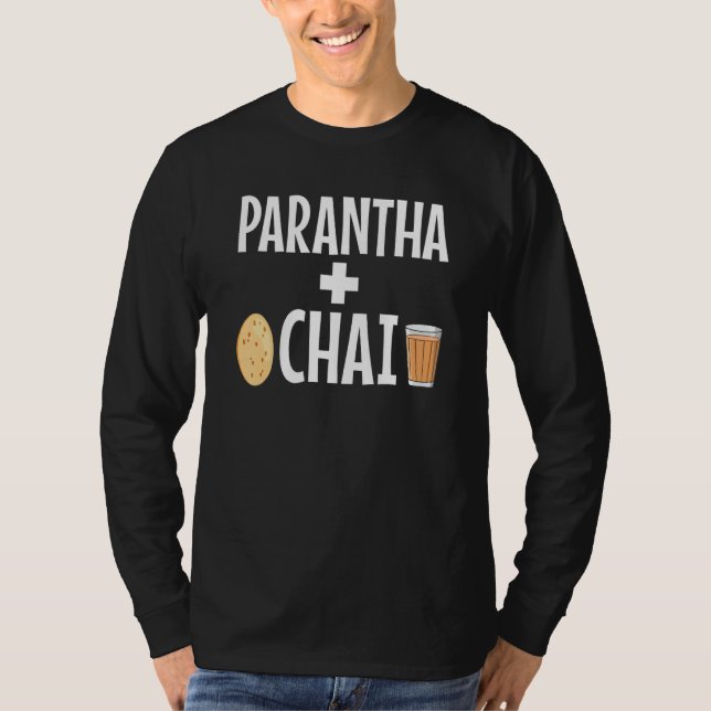 Parantha Chai Sardar Desi Sikh Punjabi Indian T-Shirt (Vorderseite)