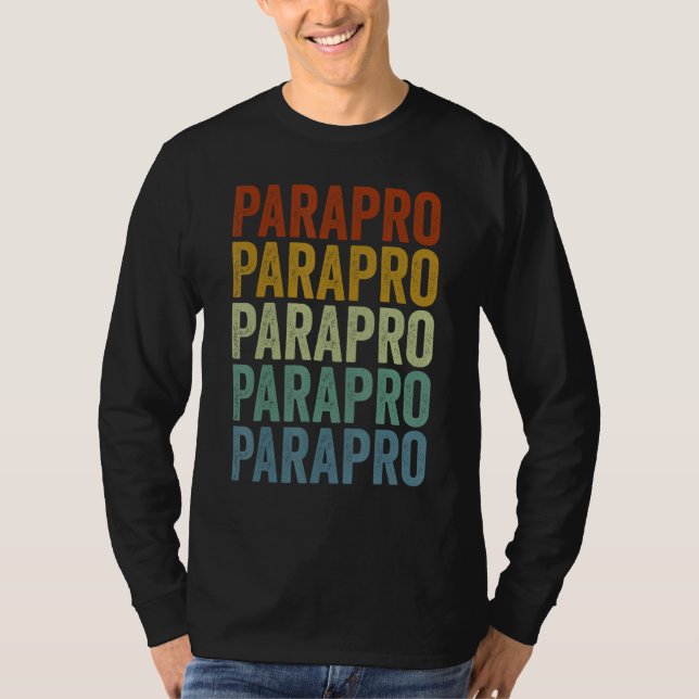 Parapro Paraeducator Paraprofessional T-Shirt (Vorderseite)