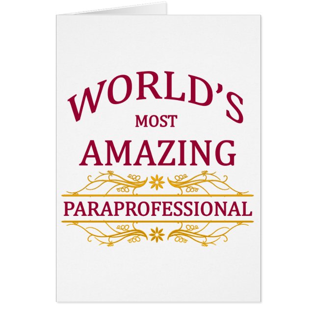 Paraprofessional (Vorne)