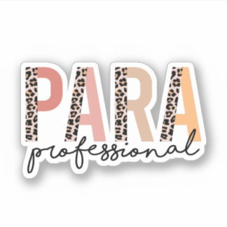 Paraprofessional Gift, Para Teacher Geschenk Aufkleber