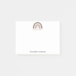 Paraprofessional Para Pro Regenbogen Geschenk Post-it Klebezettel