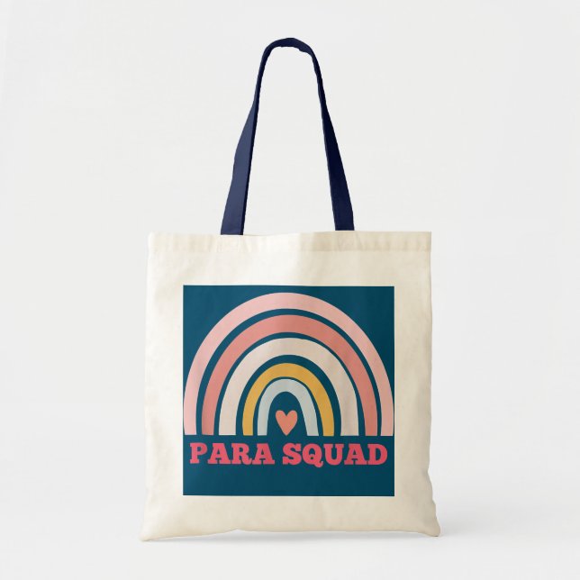 Paraprofessional Para Squad Crew Boho Tragetasche (Vorne)