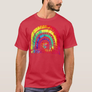 Paraprofessional Para Squad Gefärbte Krawatte Rain T-Shirt