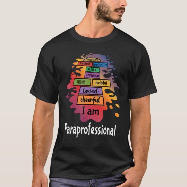 Paraprofessional Paraeducator Teacher Assistant Ai T-Shirt (Vorderseite)