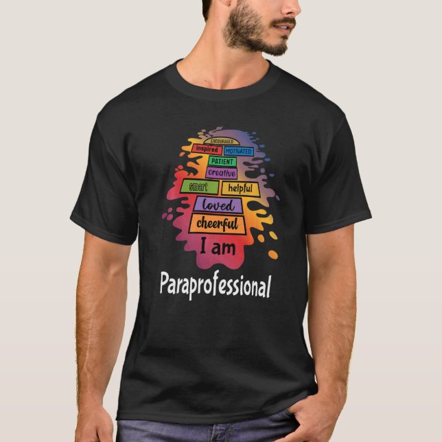 Paraprofessional Paraeducator Teacher Assistant Ai T-Shirt (Vorderseite)