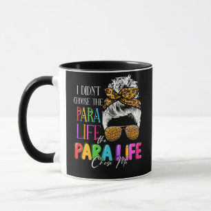 Paraprofessional Unordentlicher Dutt Frisur Lehrer Tasse